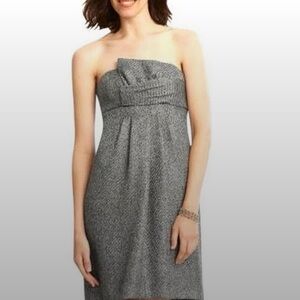 Banana Republic Charcoal Strapless Dress